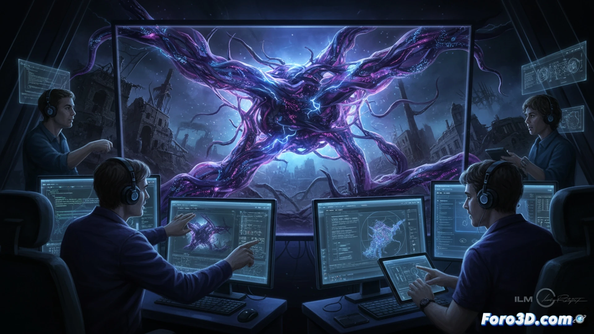 Materia Exótica de Stranger Things 5, una simulación FX orgánica y en constante evolución creada por ILM.