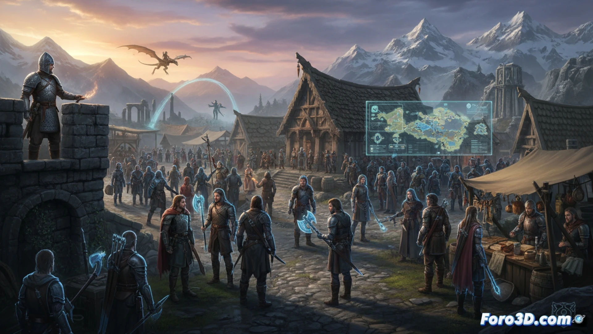 Keizaal Online, el mod que convierte Skyrim en un MMO de jugadores