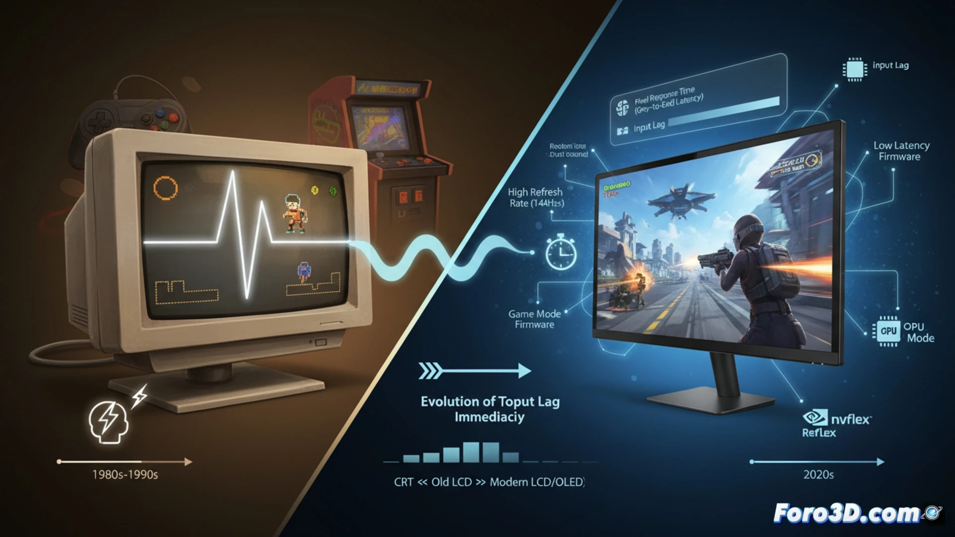 La evolución del input lag: de los CRT a los monitores actuales