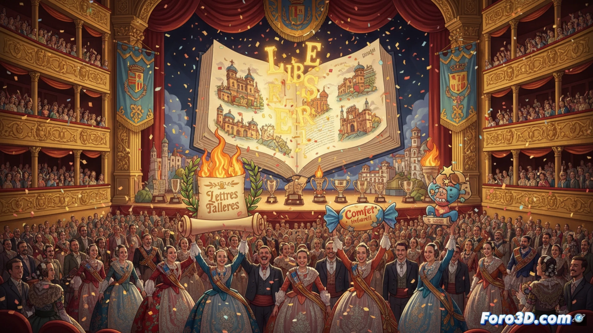 La Festa de les Lletres Falleres premia el talento literario en Alzira