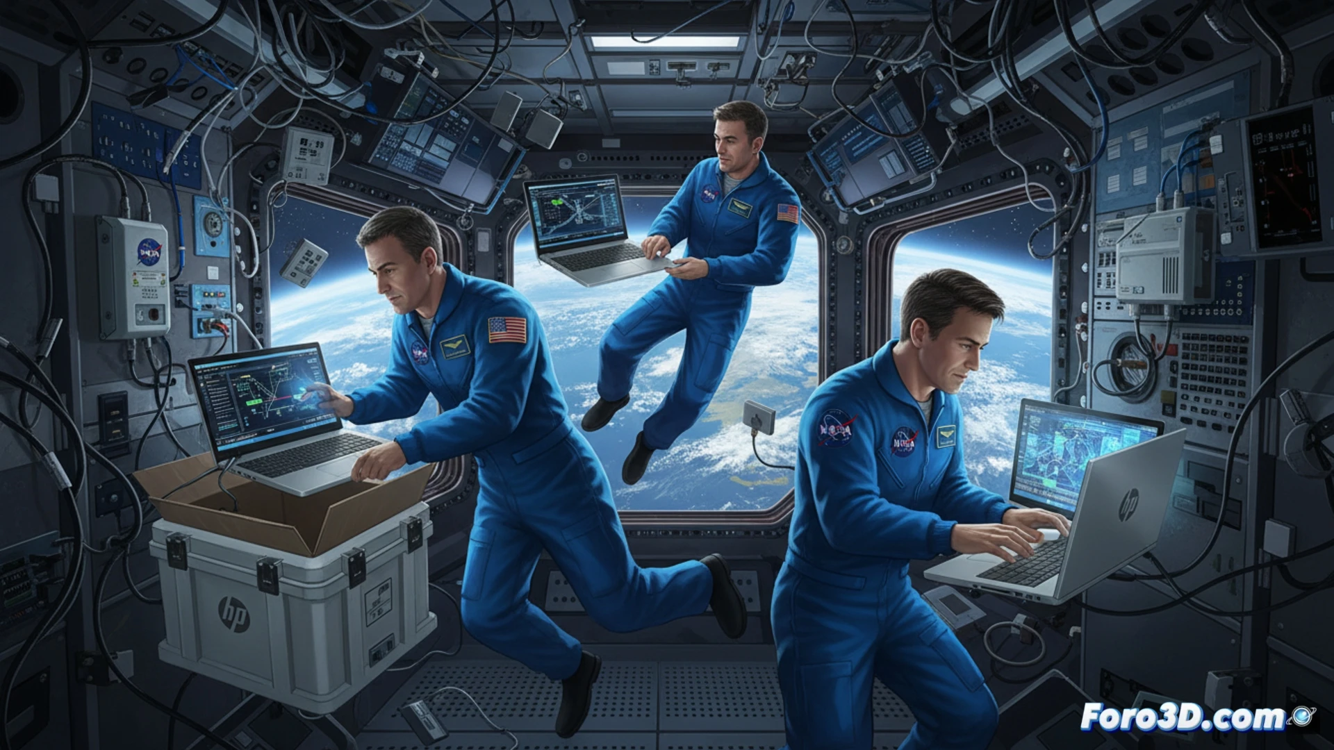 La ISS recibe laptops HP ZBook Fury G9 con hardware de nueva generación