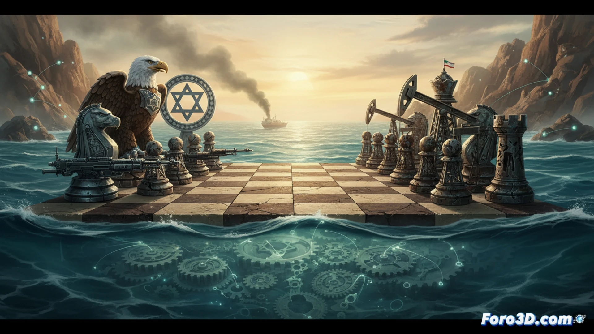 La teoría de juegos y el desgaste en el estrecho de Ormuz