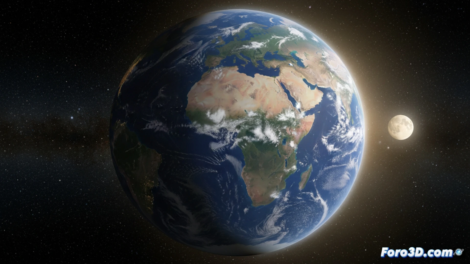 Una estrella brilla en el centro. A su alrededor, un cinturón orbital muestra planetas con océanos de distinto tamaño. Solo un planeta, con mares que cubren entre un 20% y un 50% de su superficie, permanece iluminado, simbolizando la nueva zona habitable más exigente.