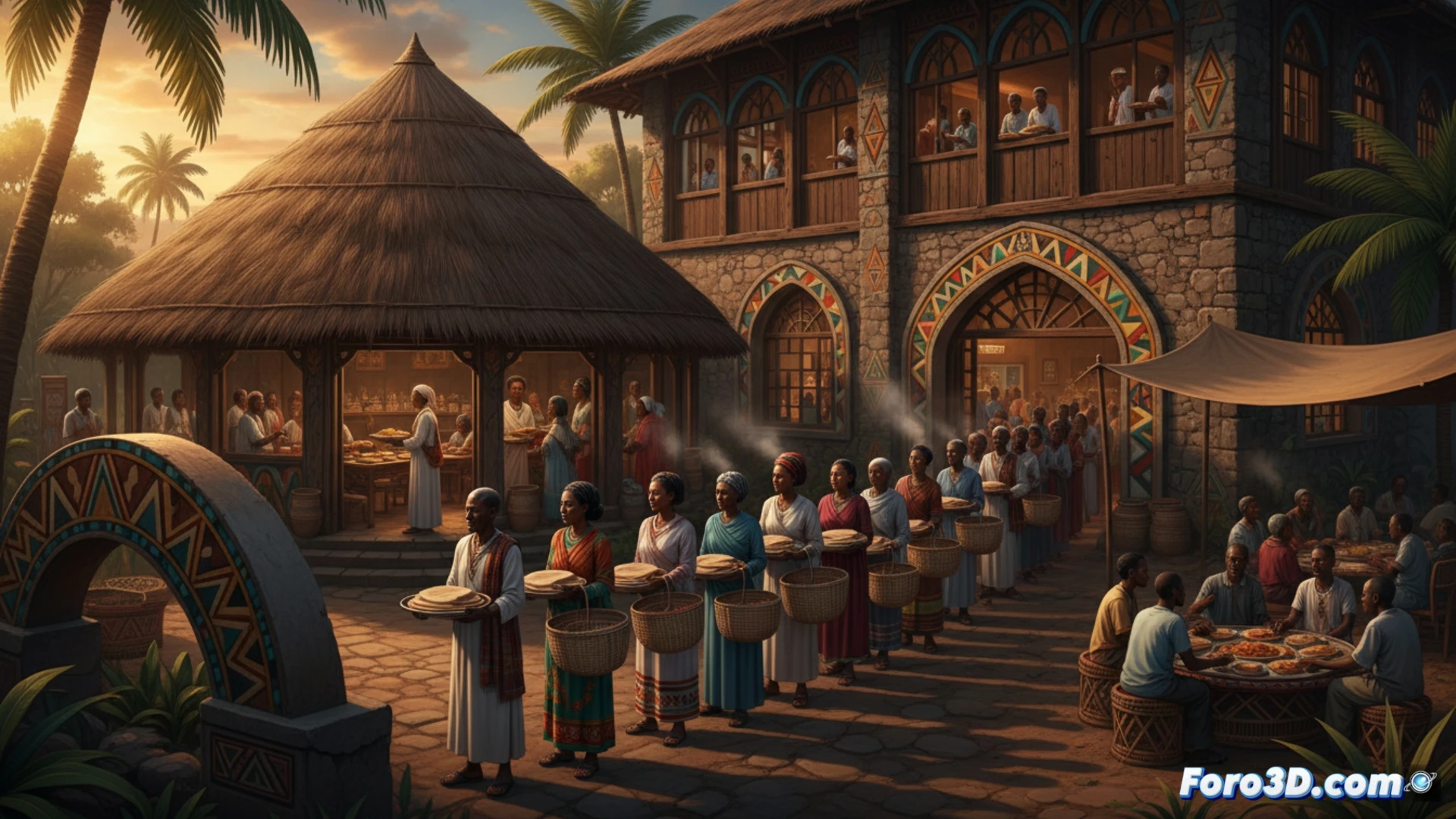 Un restaurante sirve platos calientes a personas necesitadas, financiado por sus clientes en un acto de solidaridad local.