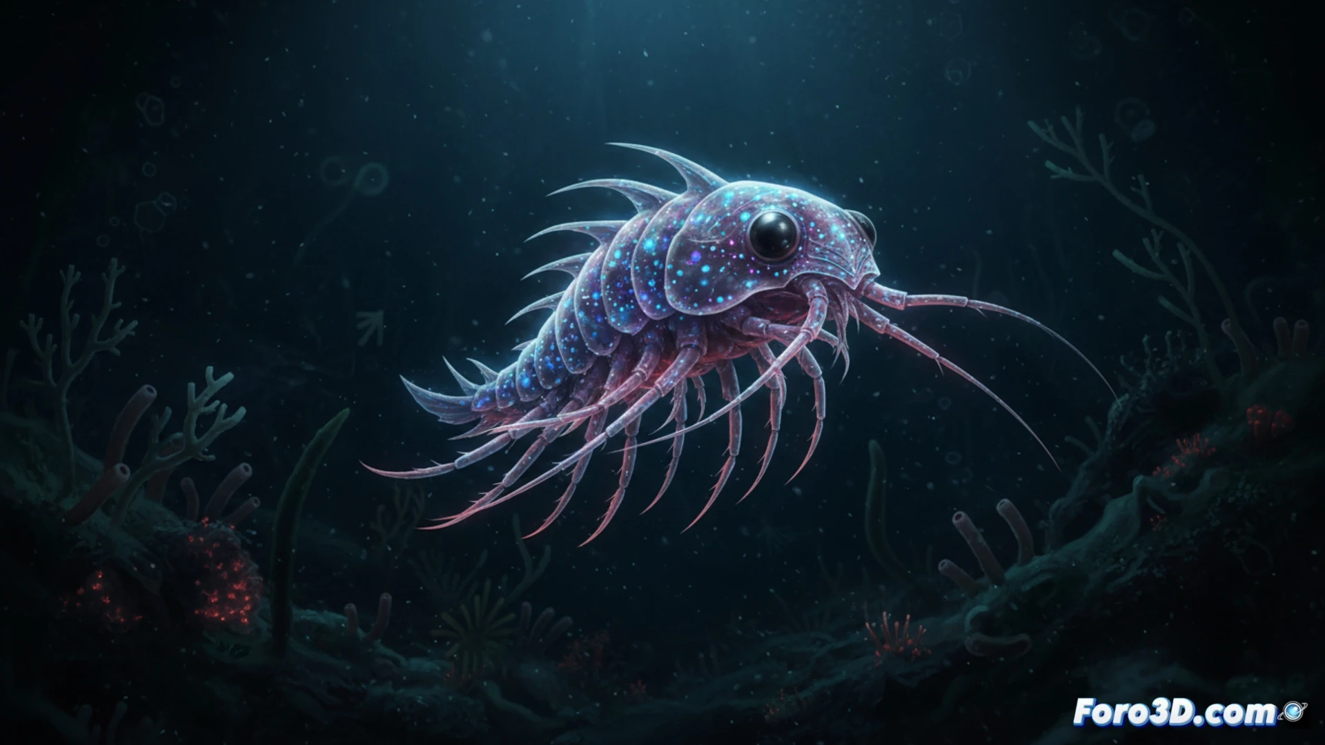 Lepidepecreum myla: Modelado 3D de un anfípodo abisal