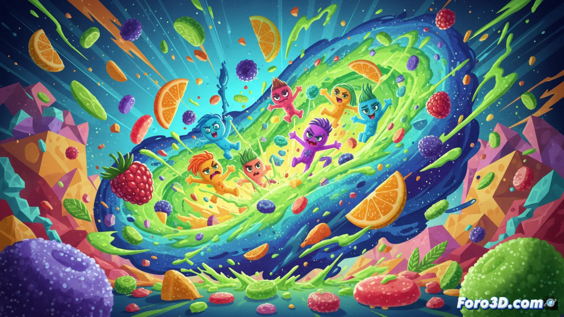 MAKE fusiona Fruit Riot y Sour Patch Kids en un anuncio ácido