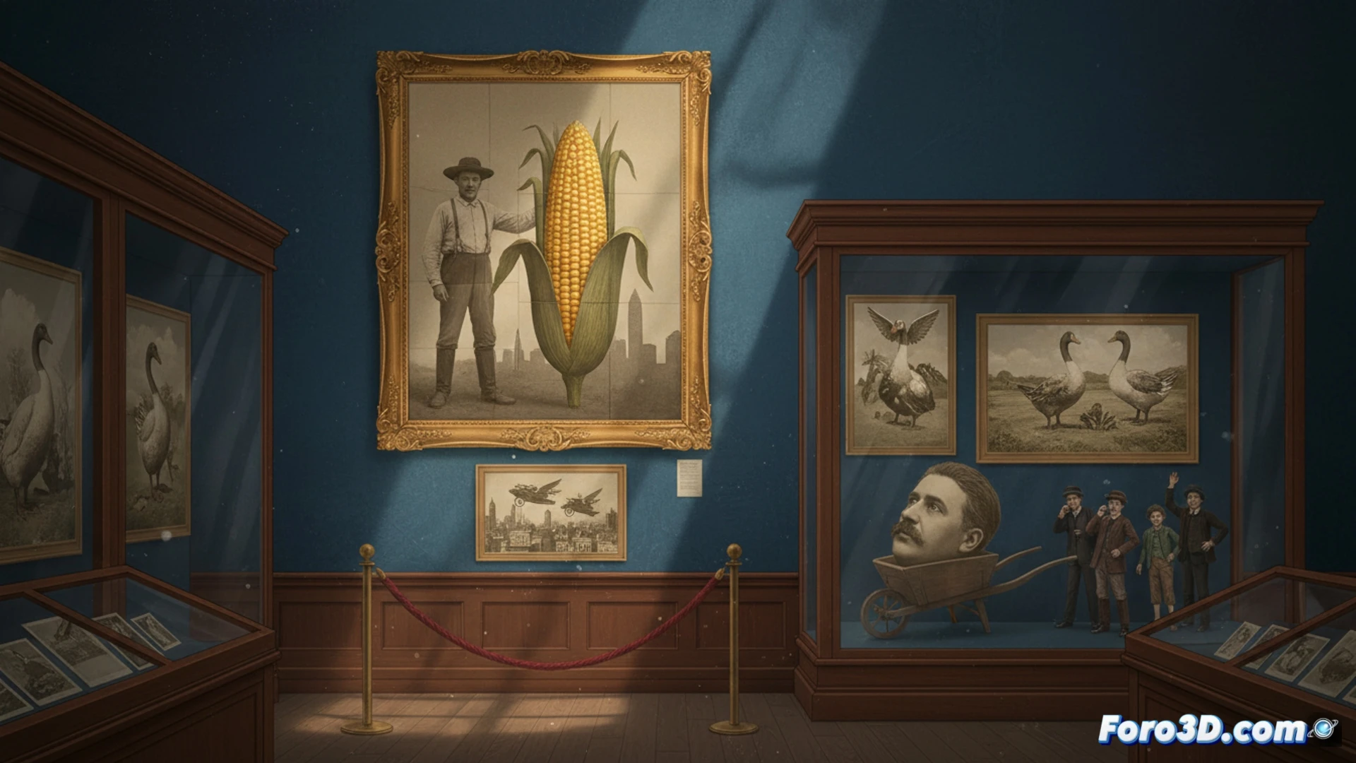 Fotografía antigua de un hombre con dos cabezas, un montaje del siglo XIX que muestra el origen de la manipulación visual.