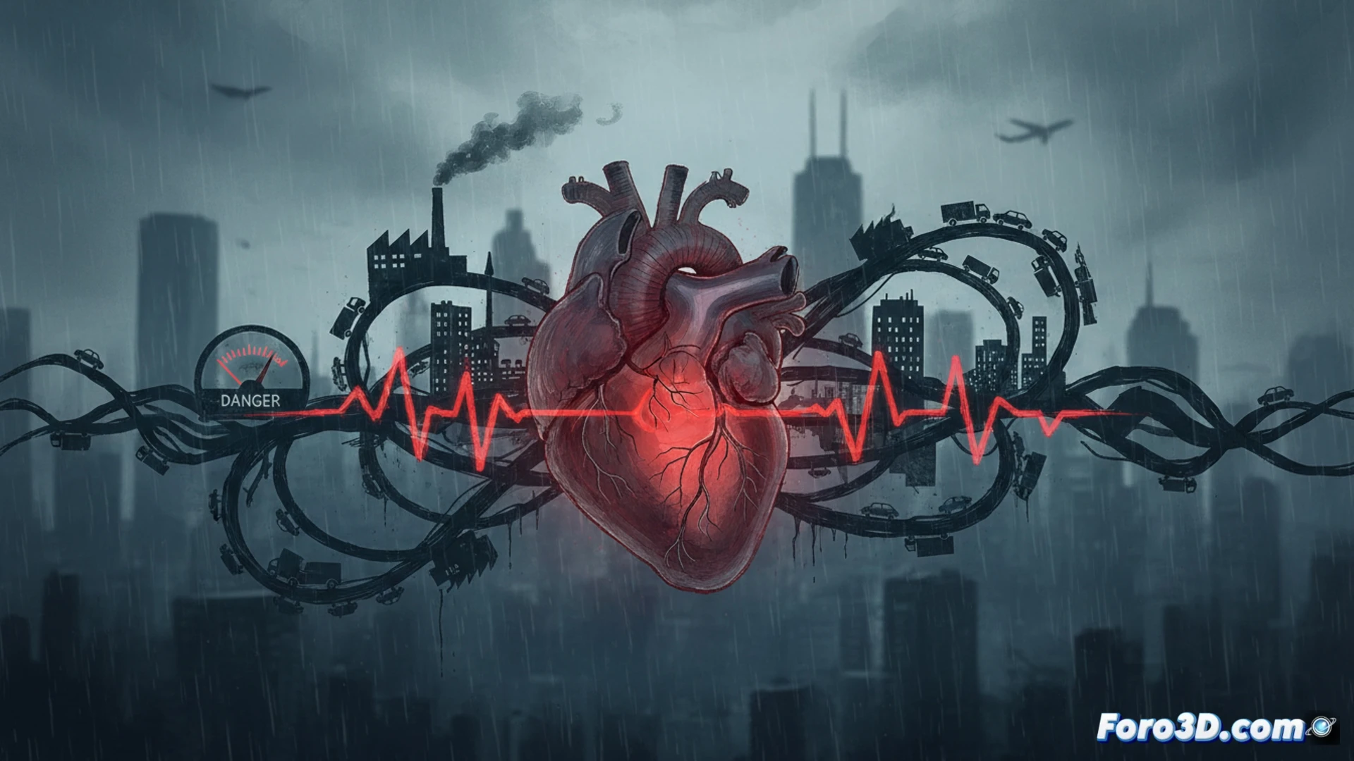 Mapa 3D del ruido urbano revela su impacto directo en la hipertensión ciudadana