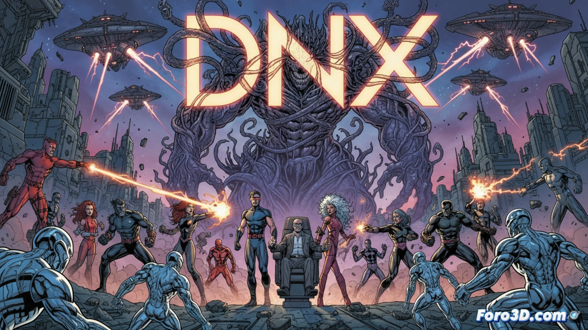 Un equipo de X-Men, liderado por Cíclope y Jean Grey, se enfrenta a una amenaza cósmica desconocida que distorsiona la realidad a su alrededor.