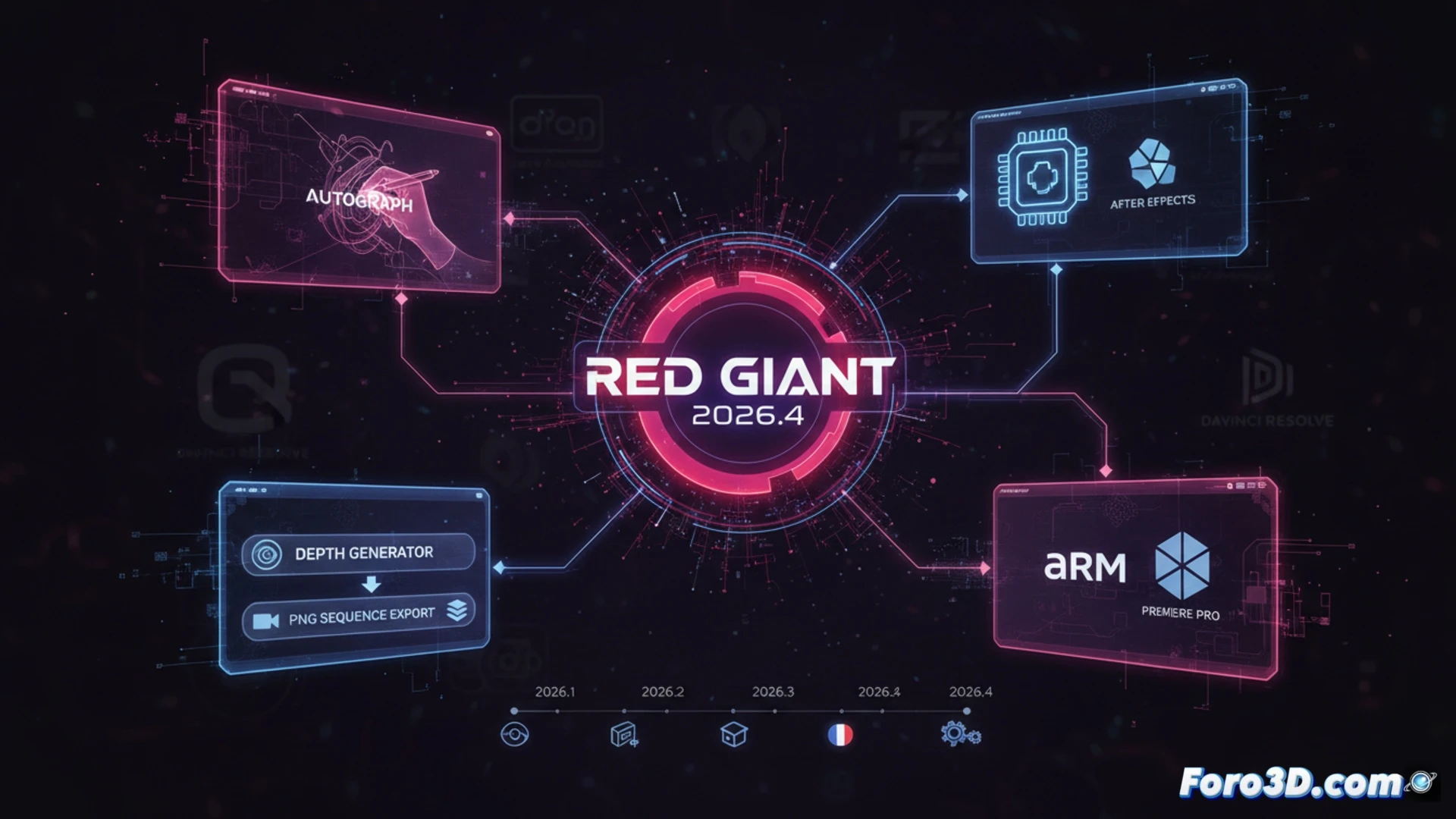 Maxon actualiza Red Giant 2026.4 con soporte ARM y nuevo host