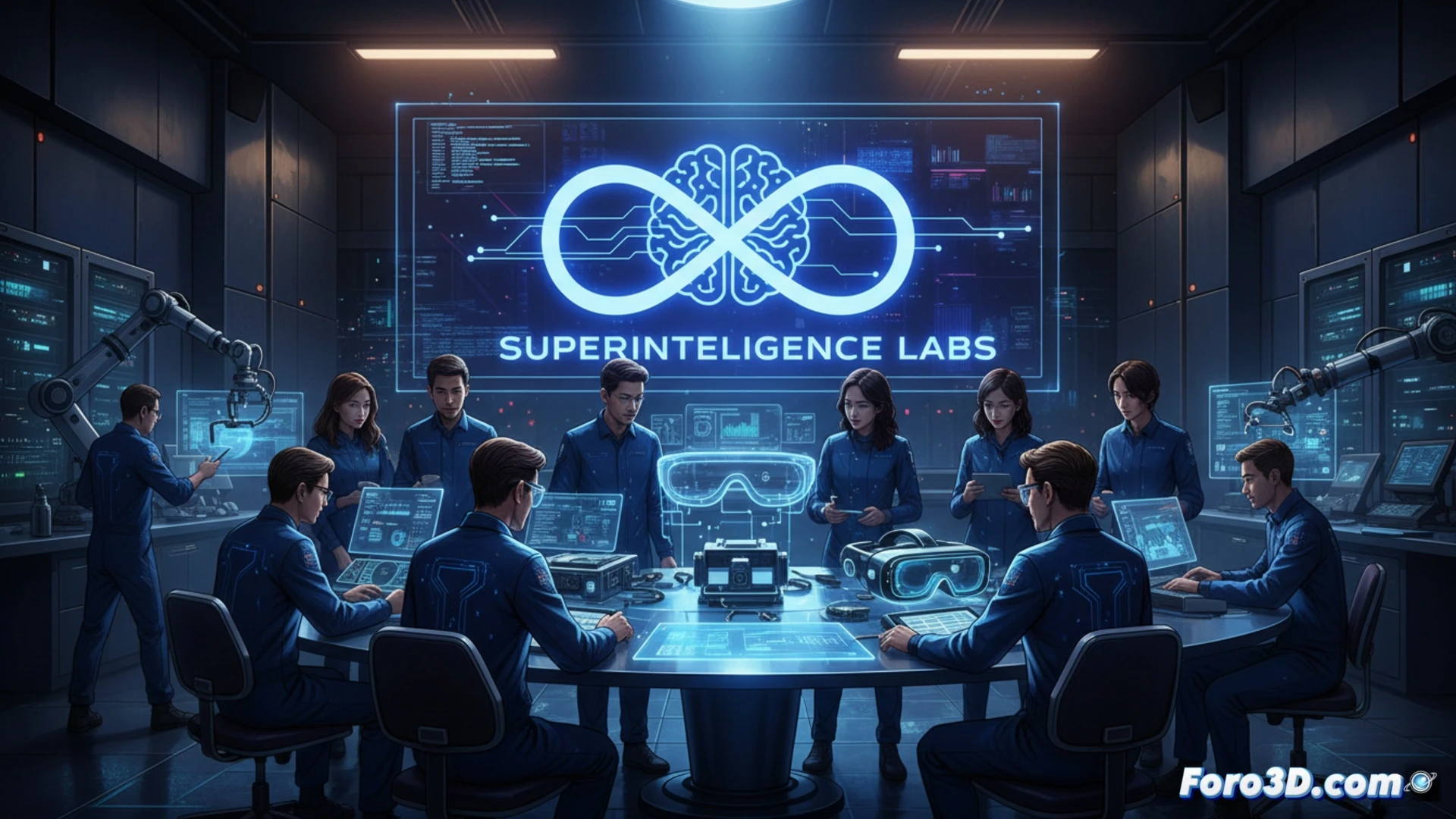 Un equipo de ingenieros de Meta colabora en el diseño de hardware con chips de IA integrados.