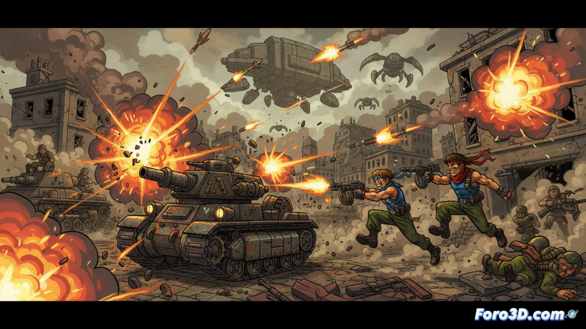 Metal Slug a los 30 años: cuando el exceso de arte 2D supera al 3D moderno