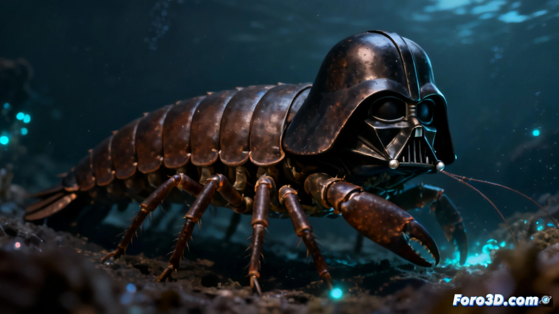 Modelado 3D del isópodo Darth Vader: Bathynomus vaderi