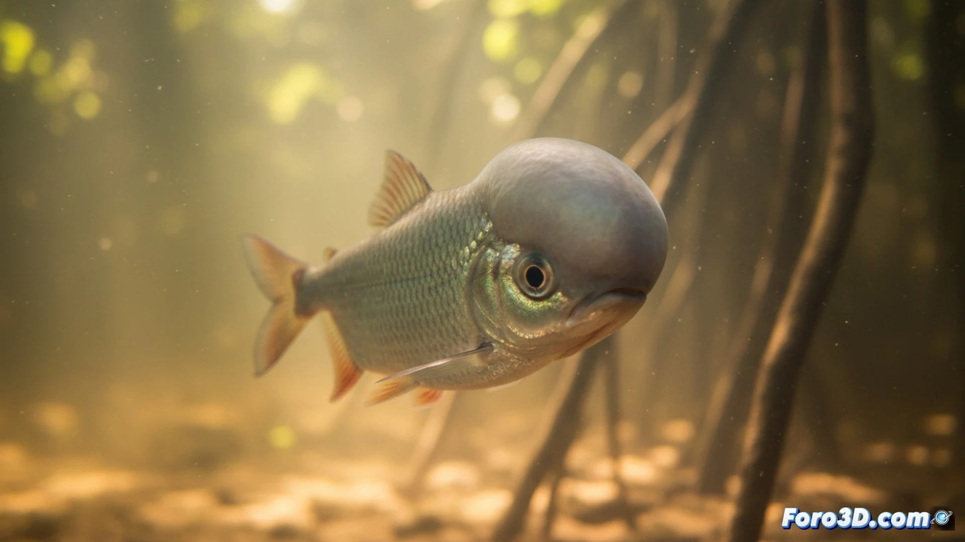 Modelado 3D del pez cabeza blob revela secretos craneales amazónicos