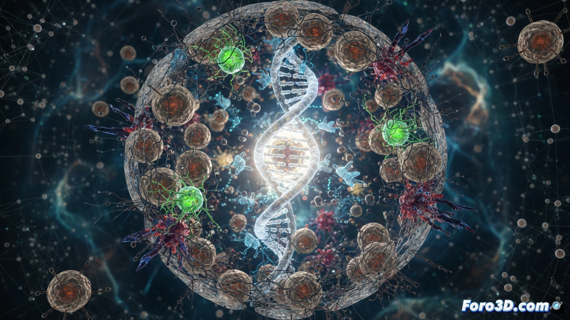 Mutaciones celulares en 3D: el mapa genético que cambia con la vida