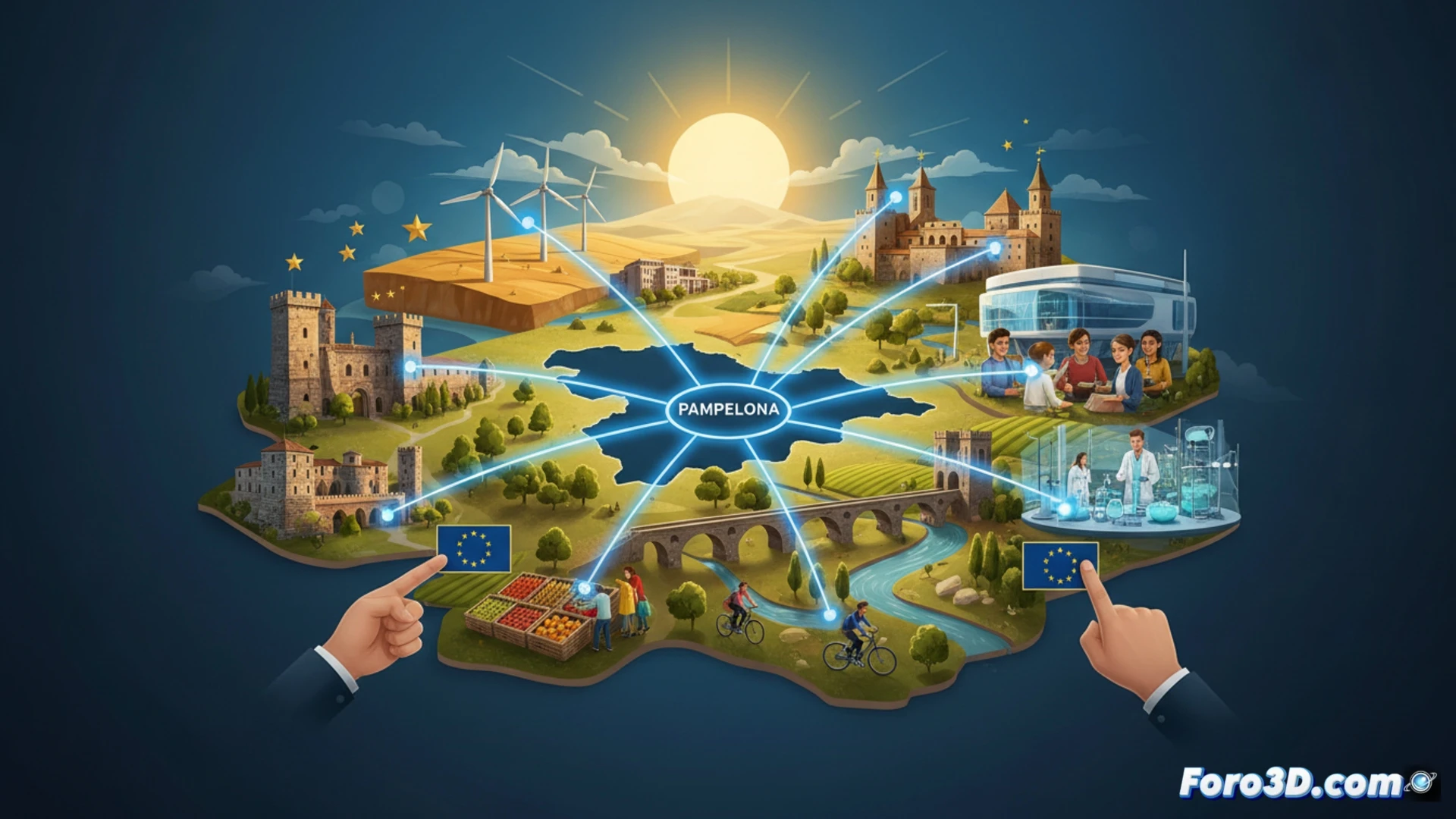 Navarra lanza una campaña para que ames a Europa sin moverte del sofá