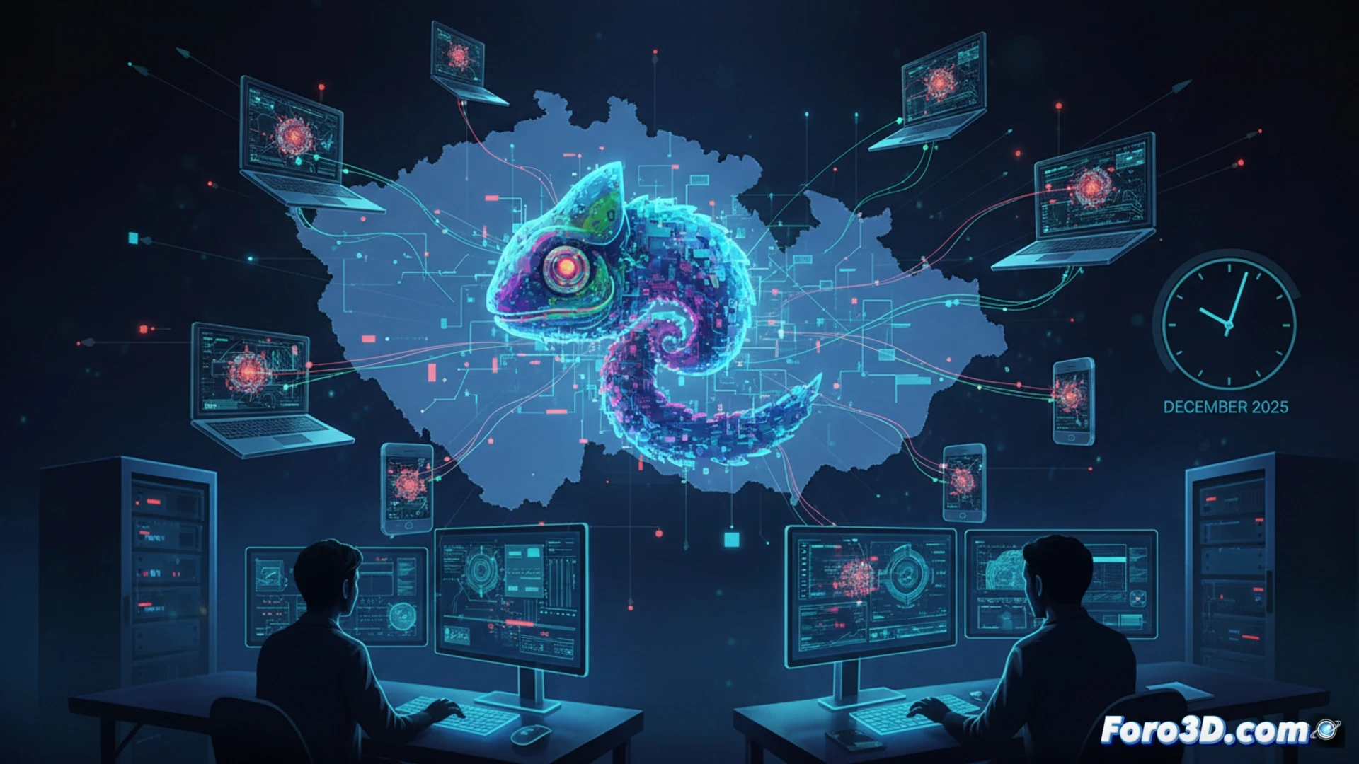 Una red de bots PowMix se esconde en tráfico aleatorio dentro de una oficina corporativa.