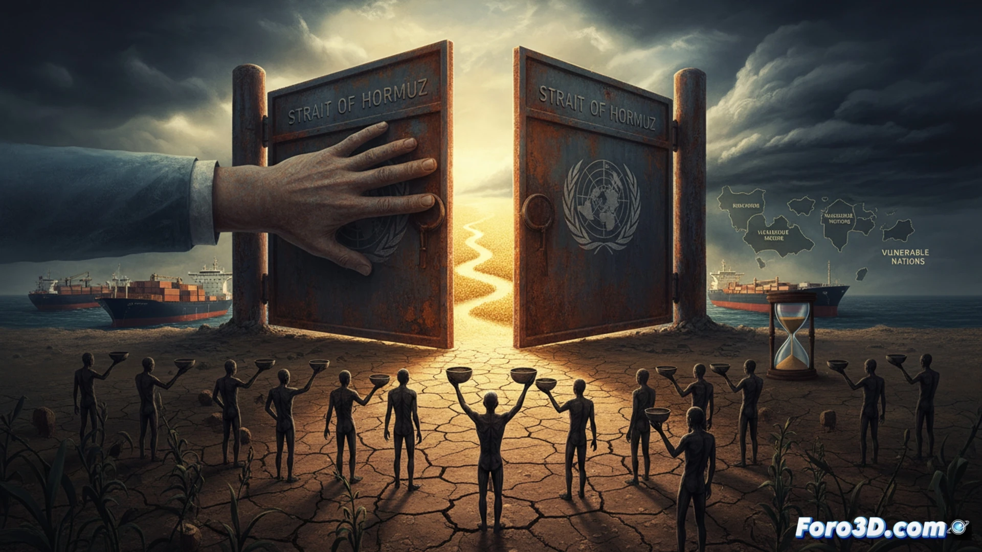 ONU alerta: crisis de hambruna si no se reabre Ormuz