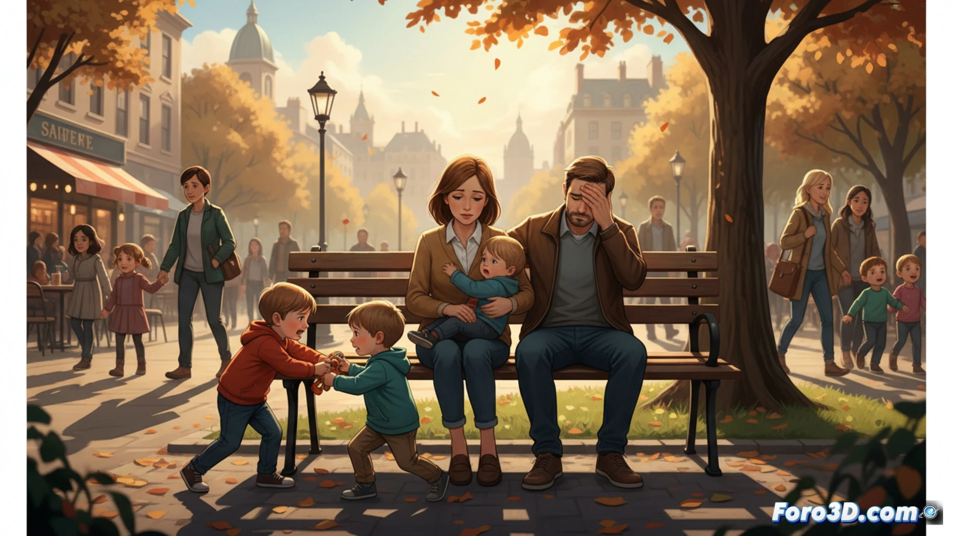 Padres agotados: cuando educar en público sale caro