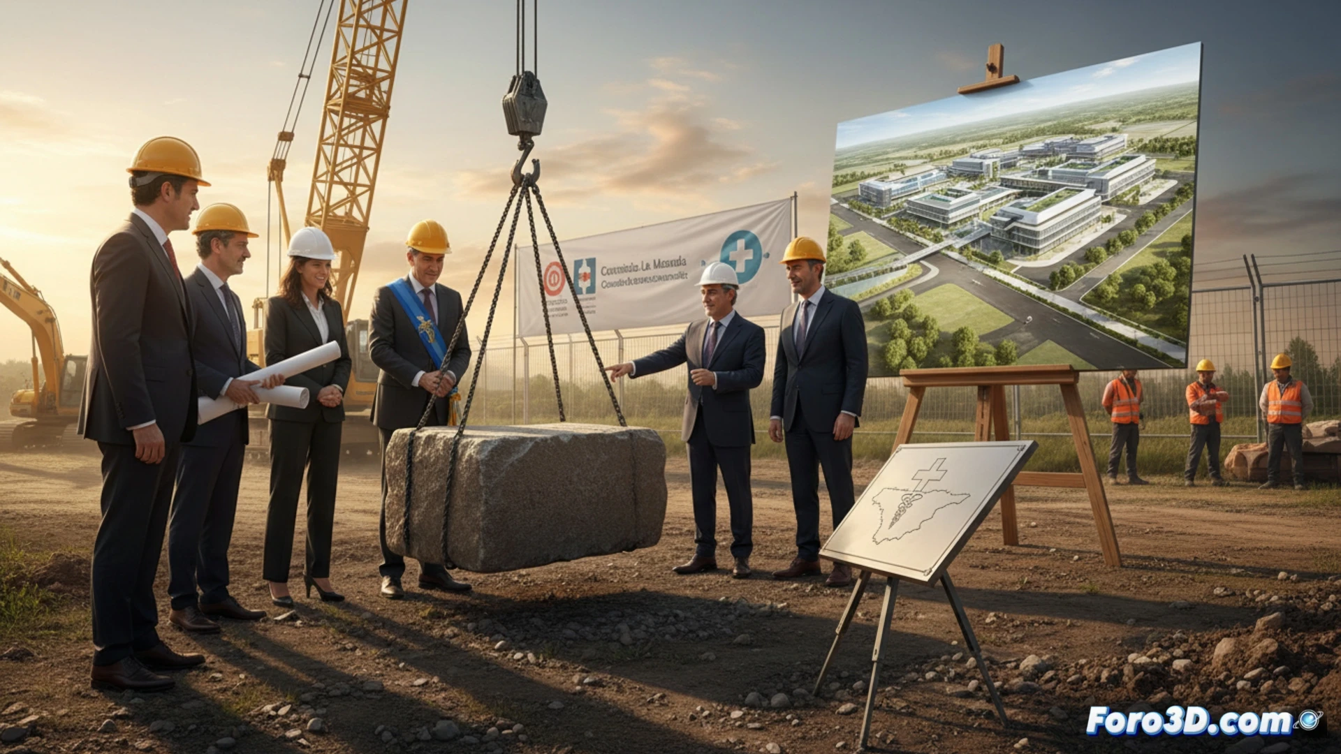 Autoridades regionales colocan la primera piedra del campus biosanitario en Ciudad Real, un espacio que unirá formación, investigación y salud.
