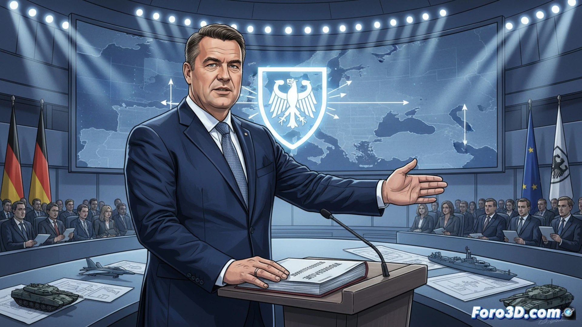 Ministro Pistorius presenta plan para Bundeswehr más potente de Europa.