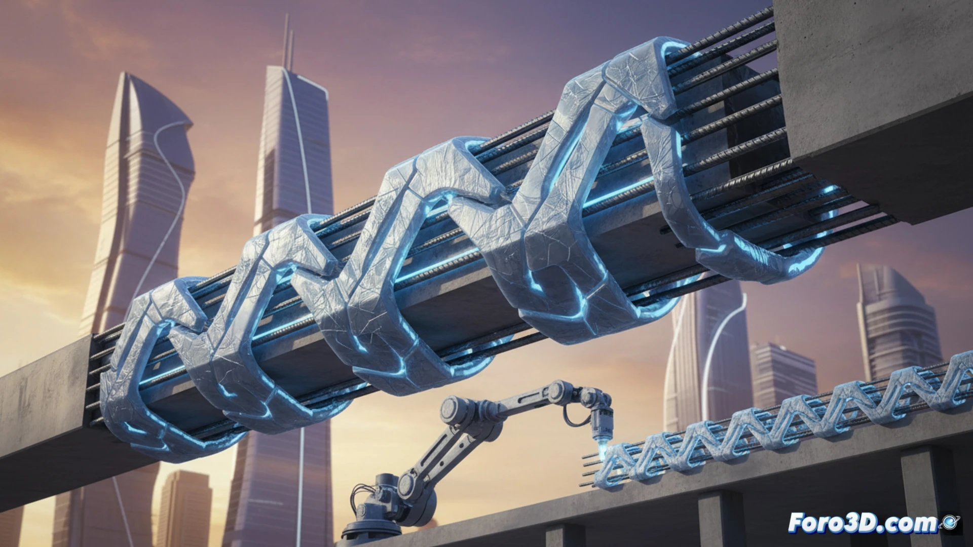 Plástico impreso en 3D que rivaliza con el acero desde Emiratos Árabes