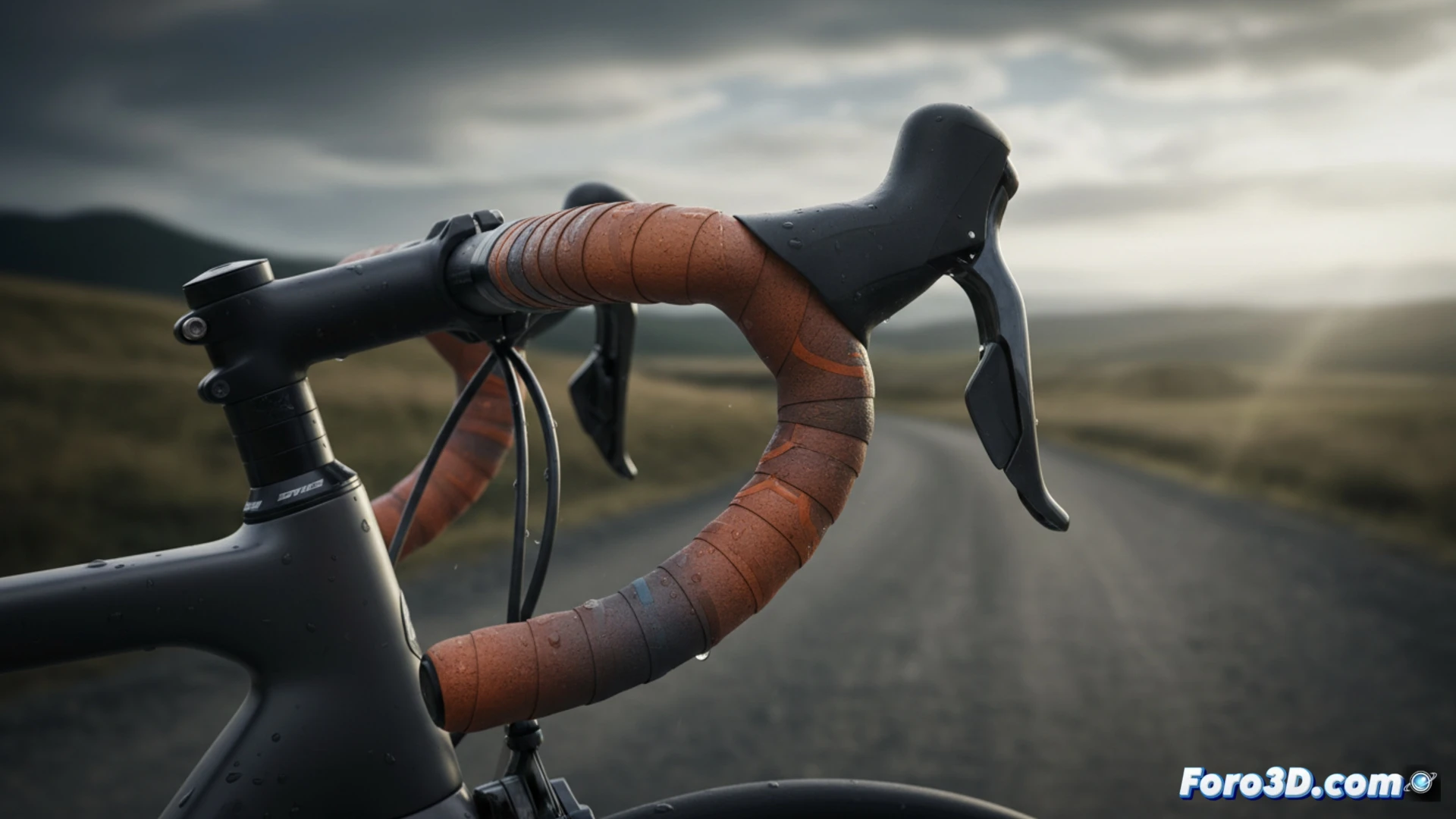 Cinta de manillar con ocho texturas diferenciadas para mejorar el agarre y reducir la fatiga en carretera y gravel.