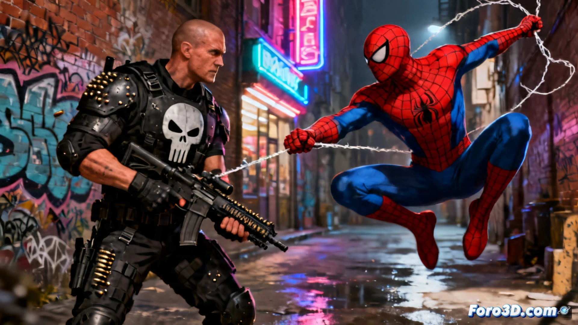 Punisher vs Spider-Man: Abnett revisita el choque original