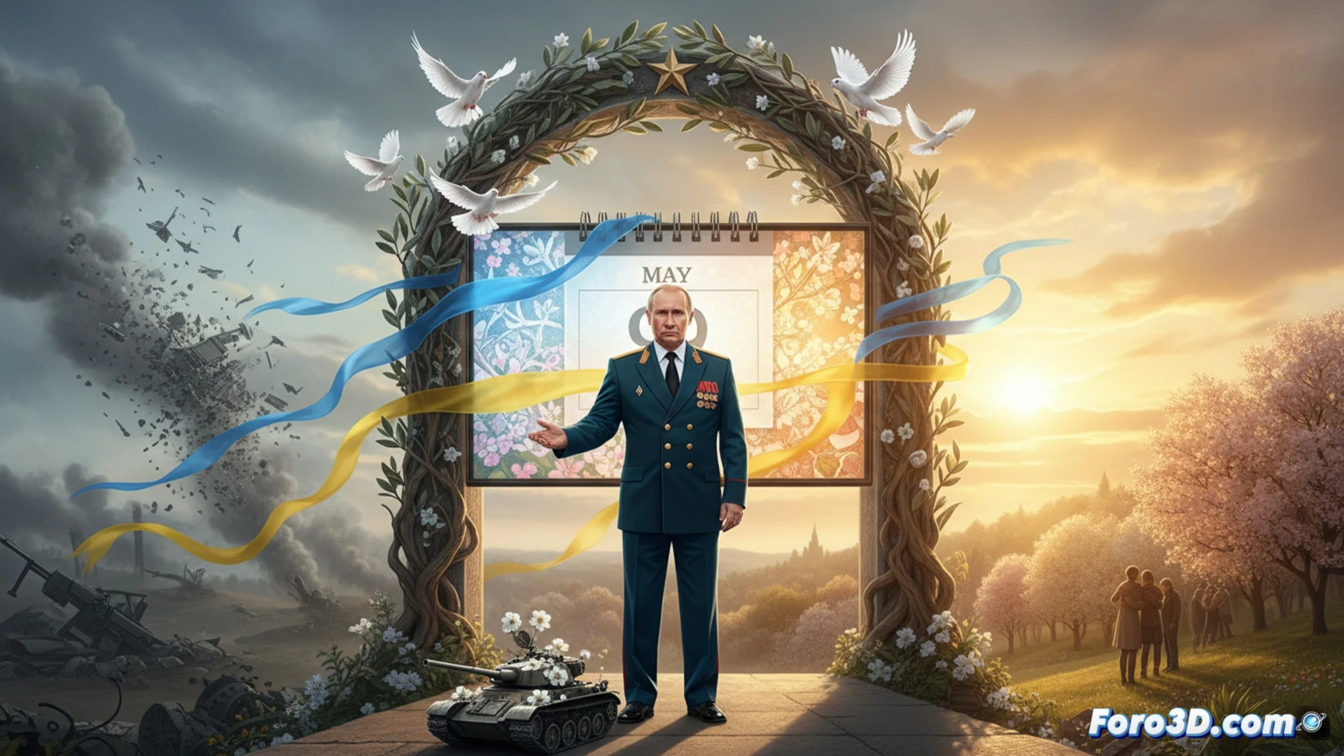 Putin propone tregua por el Día de la Victoria