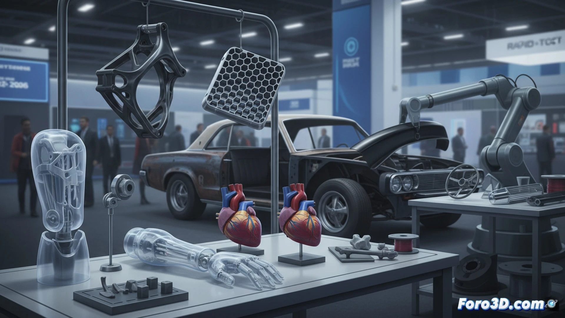 RAPID+TCT 2026: cinco aplicaciones reales de impresión 3D