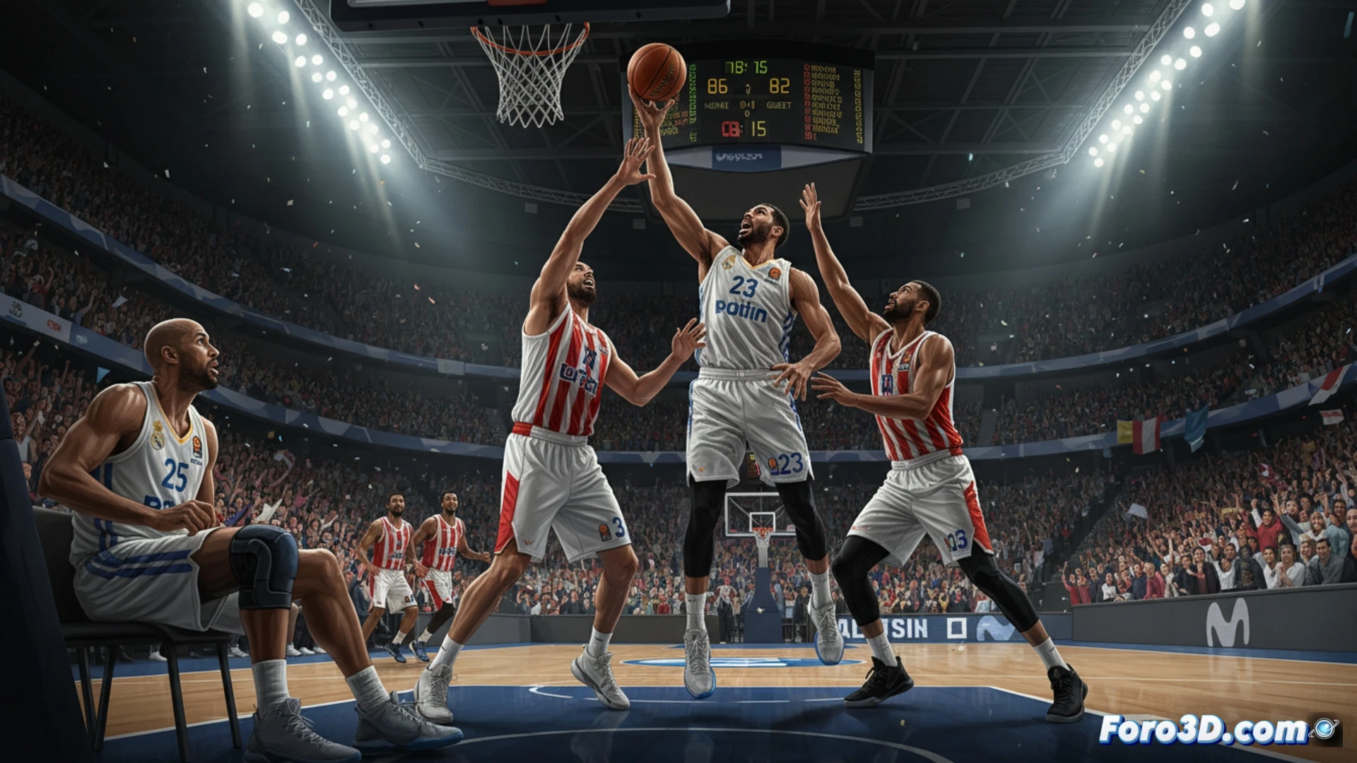 Real Madrid vence a Hapoel pese a lesión de Tavares en cuartos