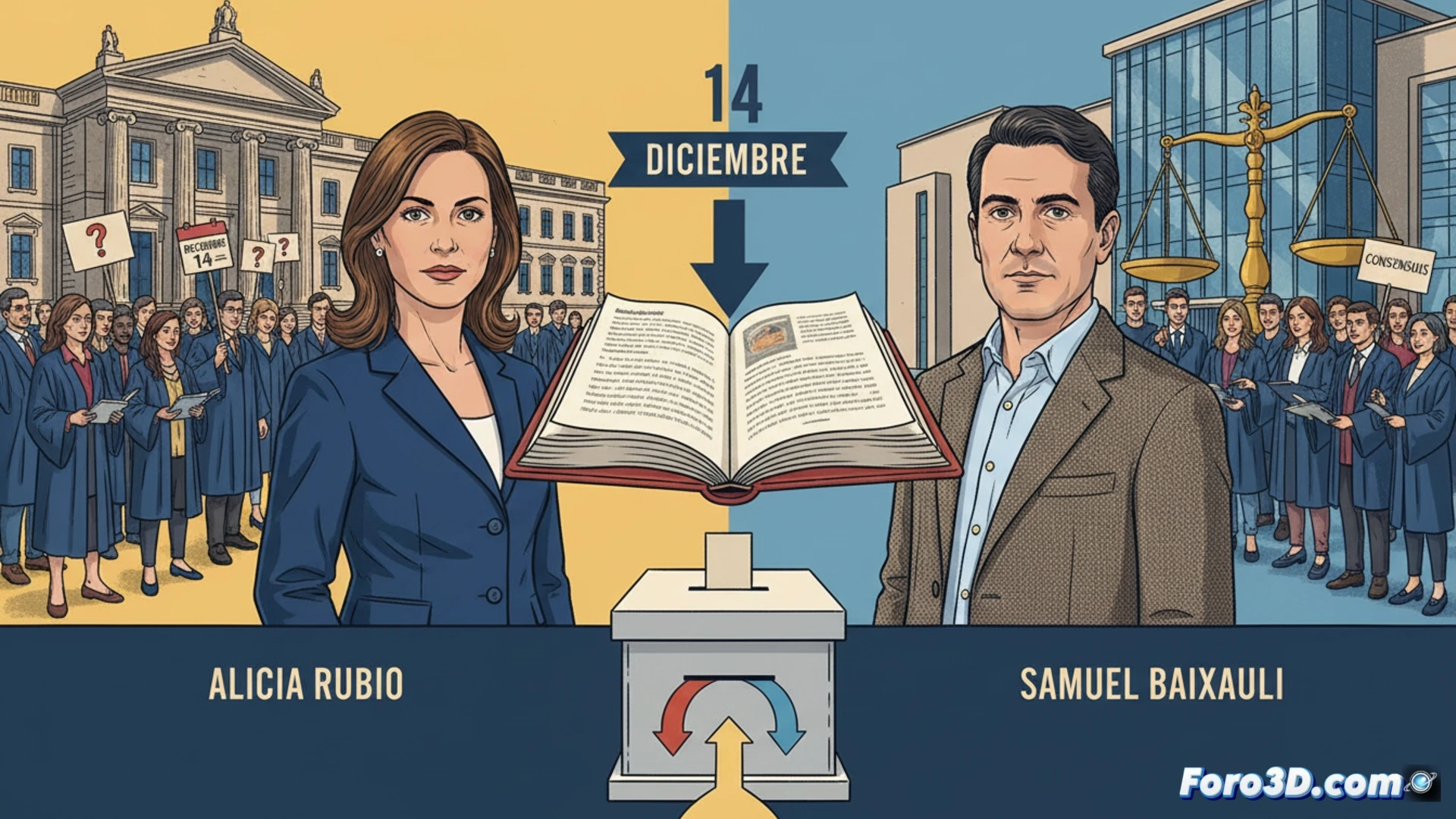 Rectorado UMU: Alicia Rubio y Samuel Baixauli a segunda vuelta el 14-D