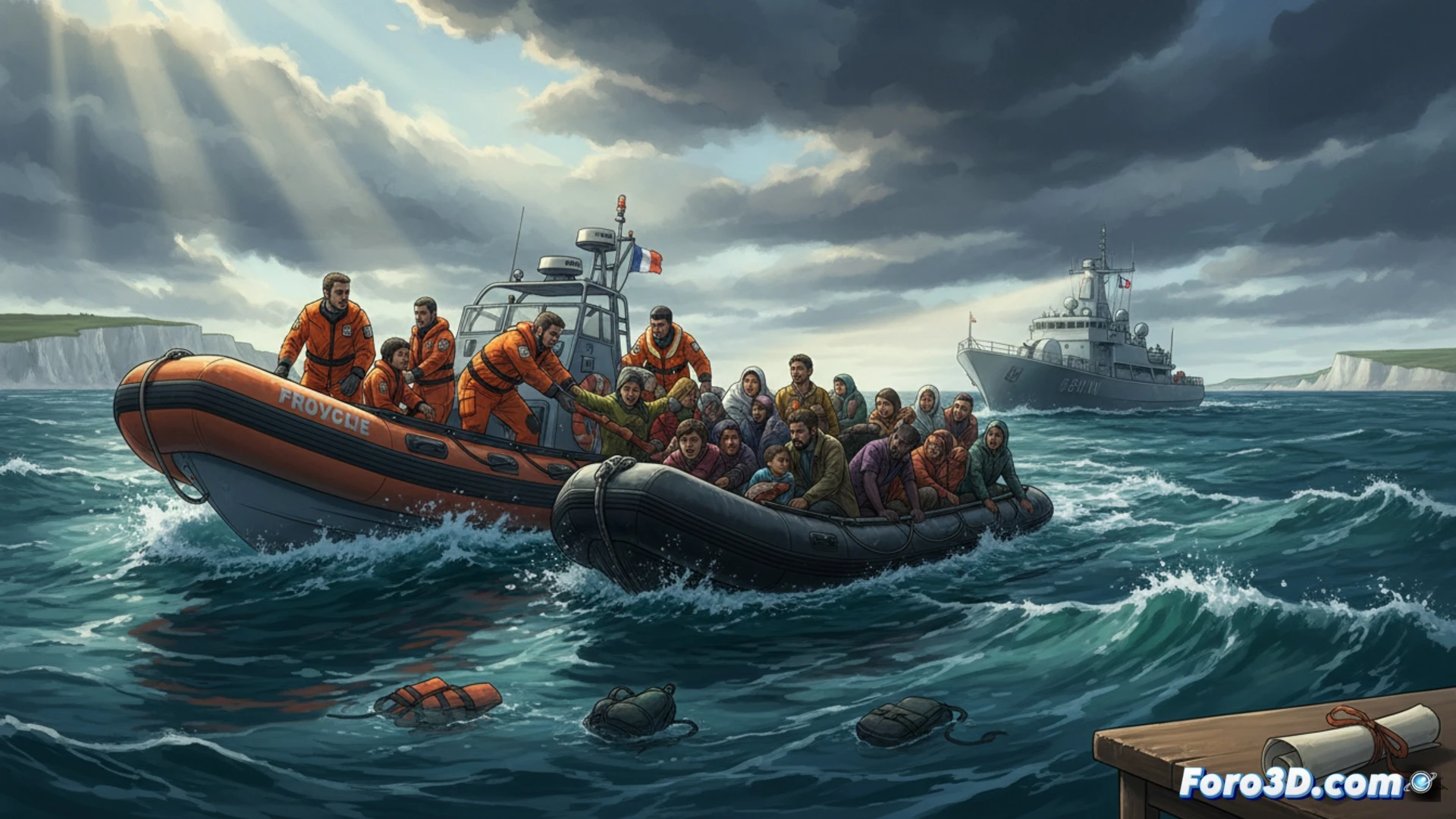 Rescate masivo en el Canal: 119 personas y un nuevo acuerdo