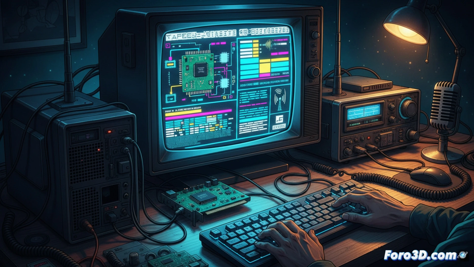 Resucitar el teletexto de los 80 para radioafición con una tarjeta de sonido