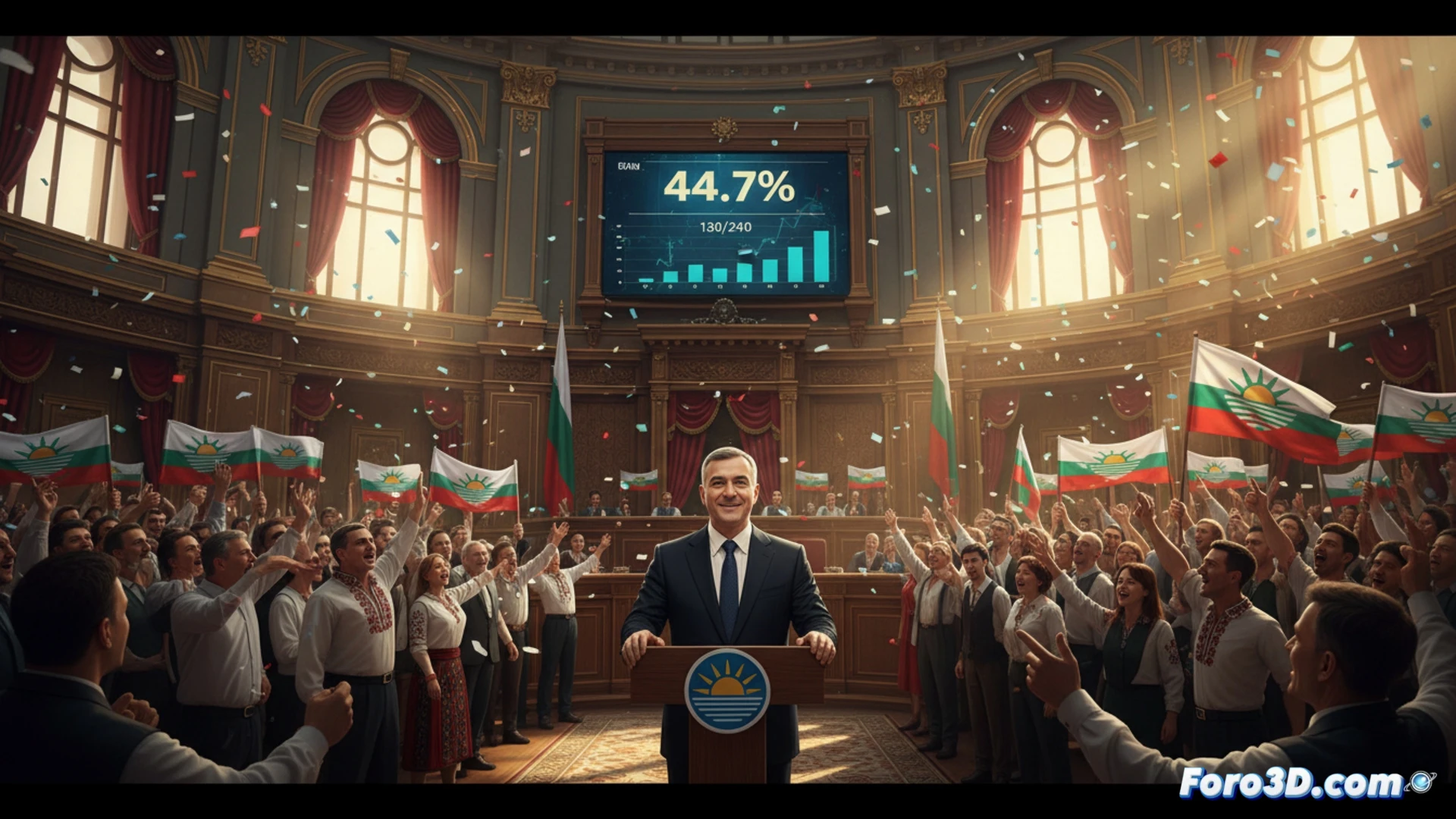 Resultados electorales en Bulgaria dan amplia ventaja al partido Progresista