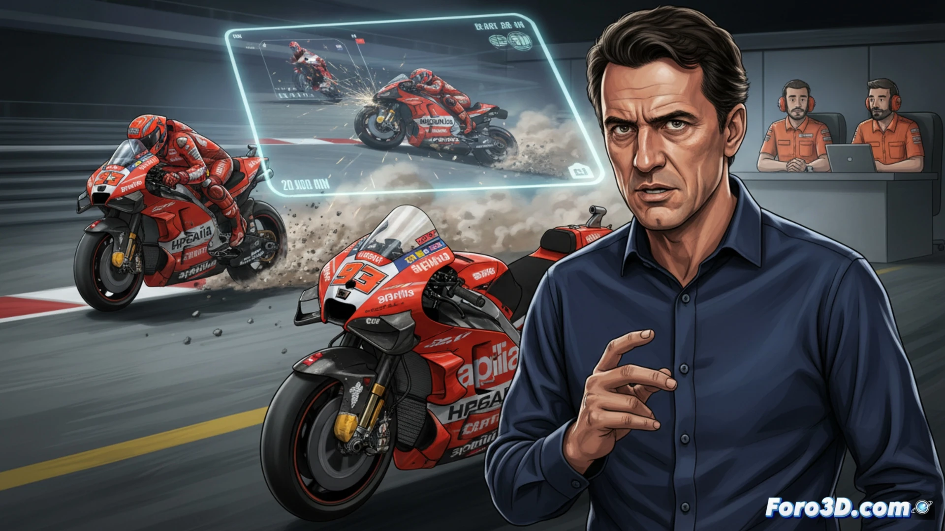 Massimo Rivola, furioso, señala a la FIM mientras Marc Márquez celebra en Jerez con la polémica victoria.