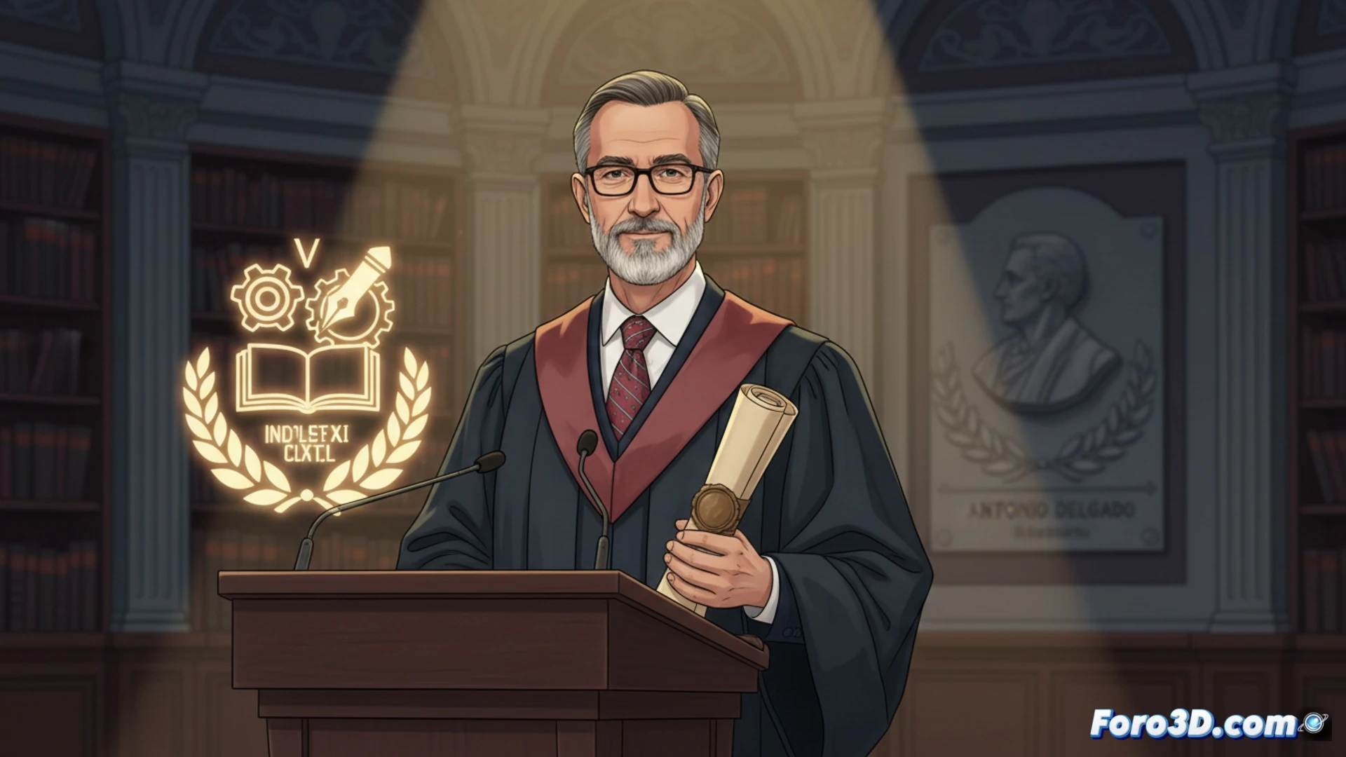 Rodrigo Bercovitz recibe el V Premio Antonio Delgado