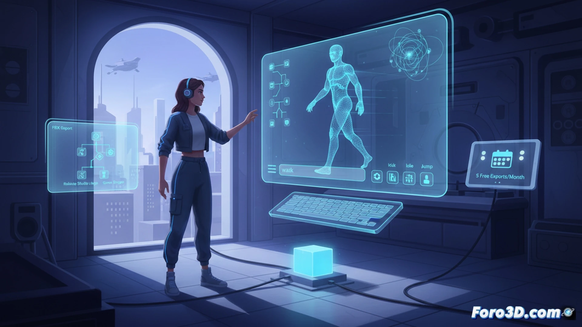 Rokoko Create: animación por texto desde el navegador