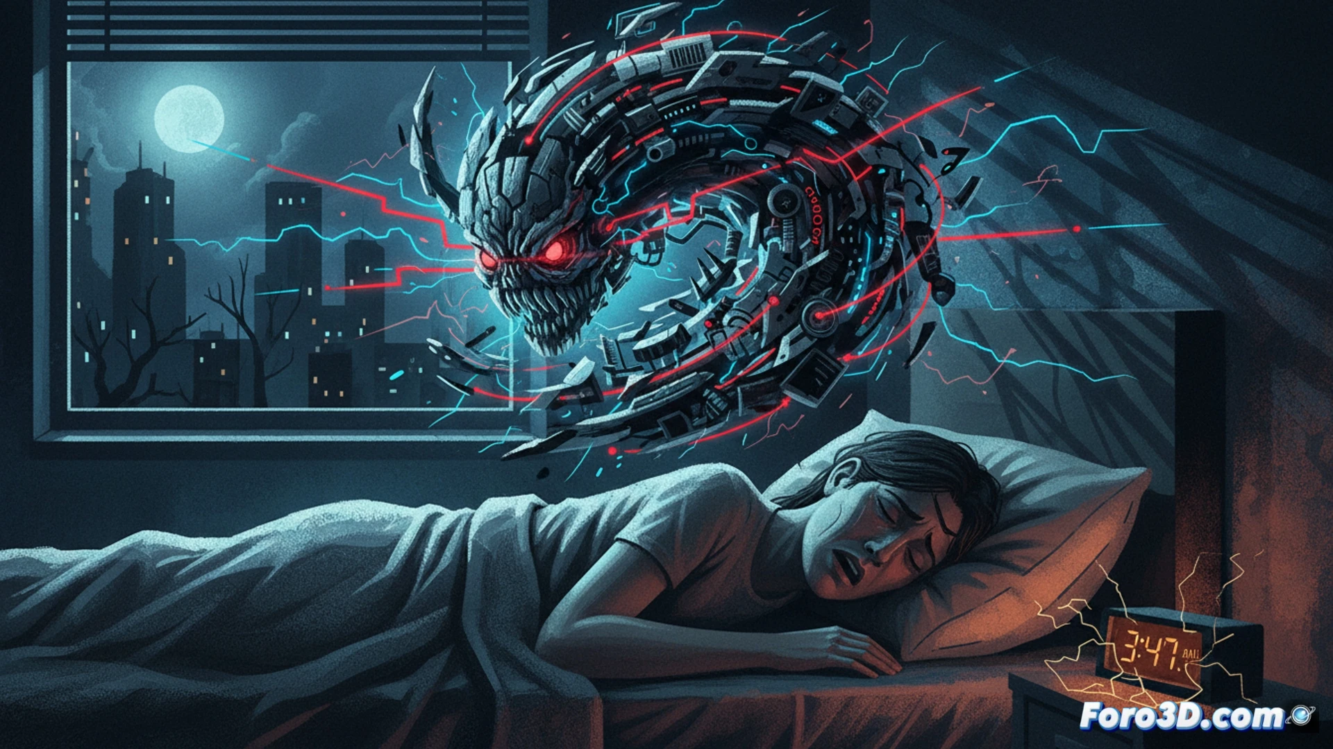 Ruido nocturno e insomnio: la conexión epidemiológica en 3D