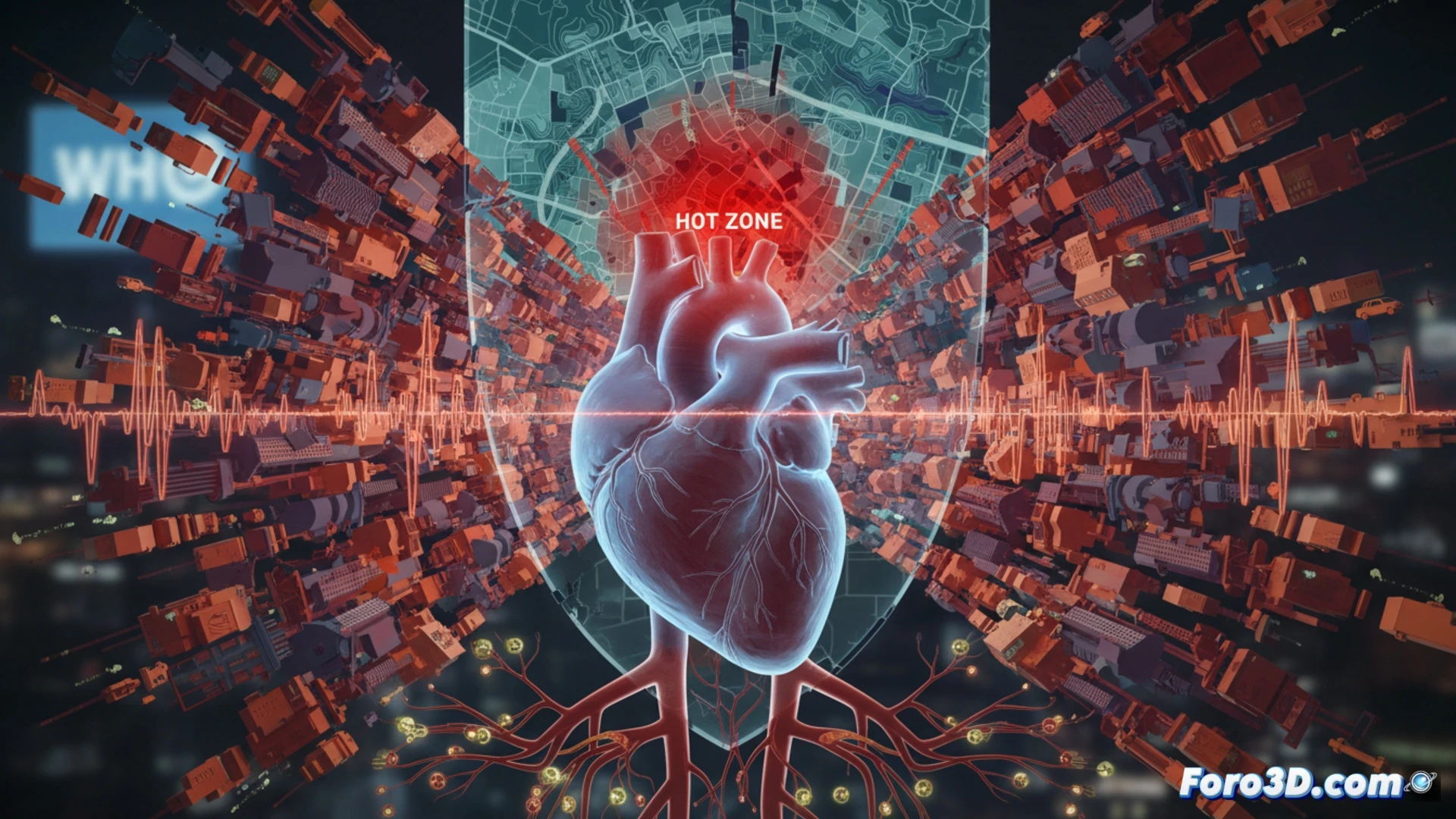 Ruido urbano y corazón: el mapa sonoro de la enfermedad