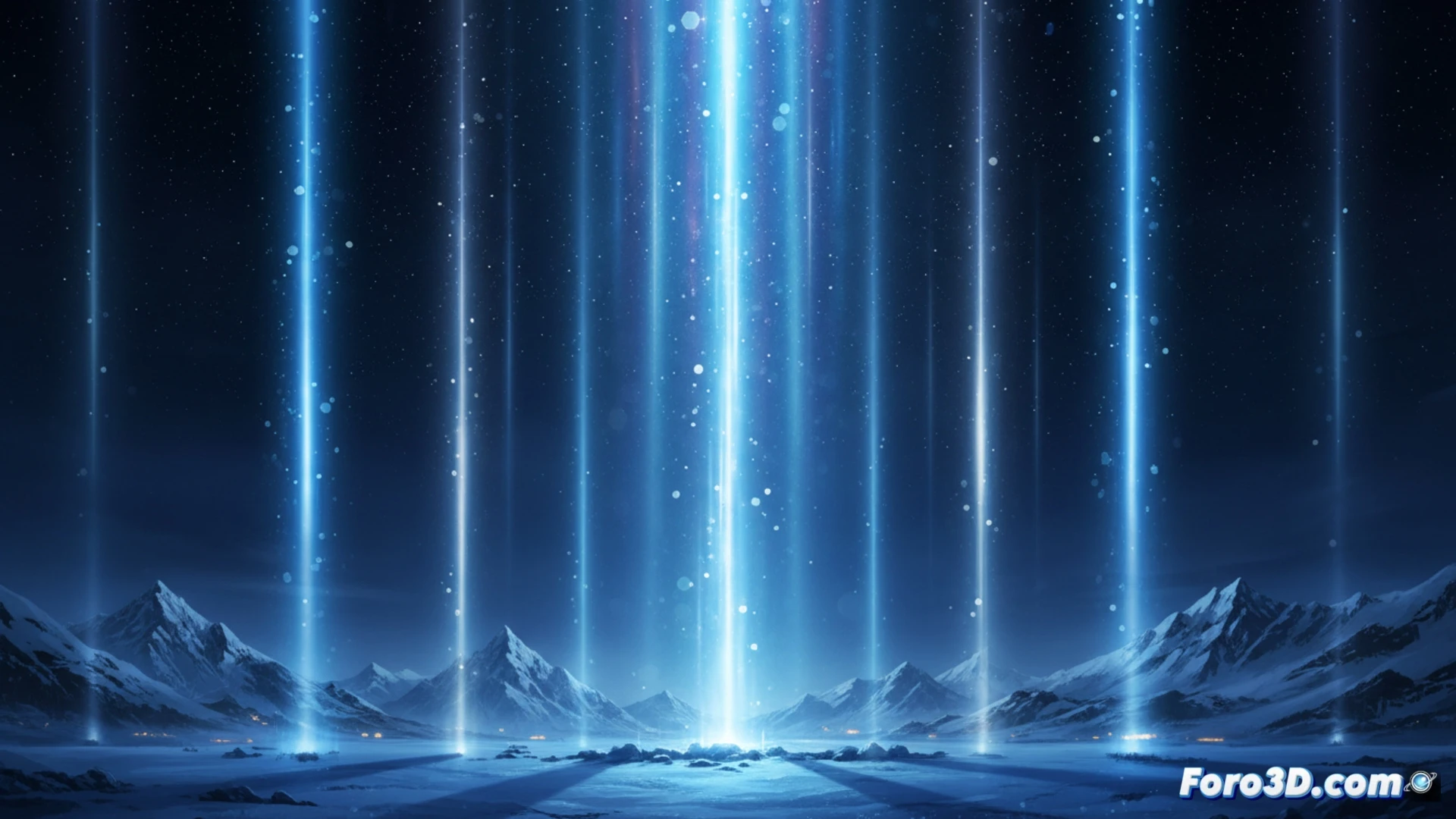 Simulando Pilares de Luz en 3D: Un Fenómeno Atmosférico