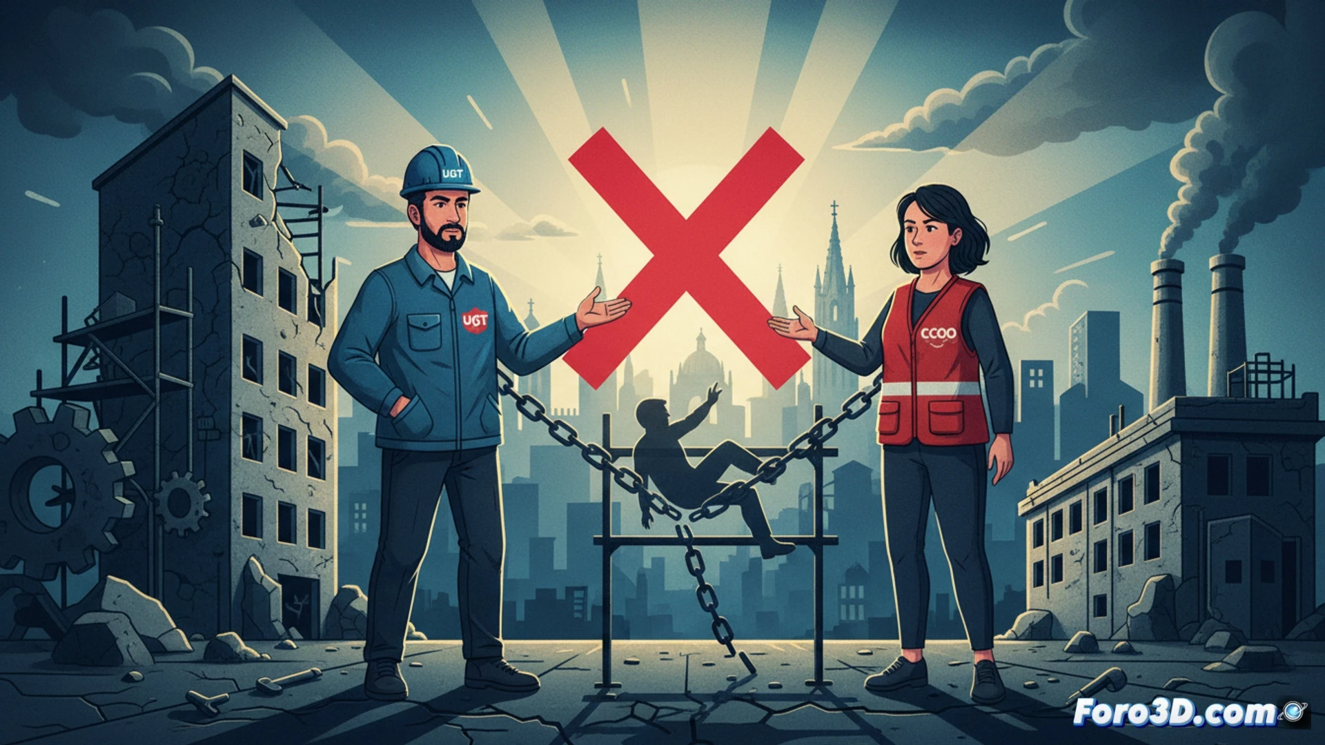 Sindicatos UGT y CCOO exigen medidas urgentes contra accidentes laborales en Ciudad Real.