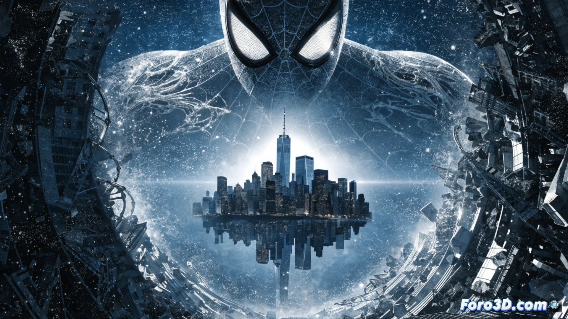 Una nueva imagen promocional de 'Beyond the Spider-Verse' muestra a Miles Morales en un dinámico y colorido viaje multiversal.