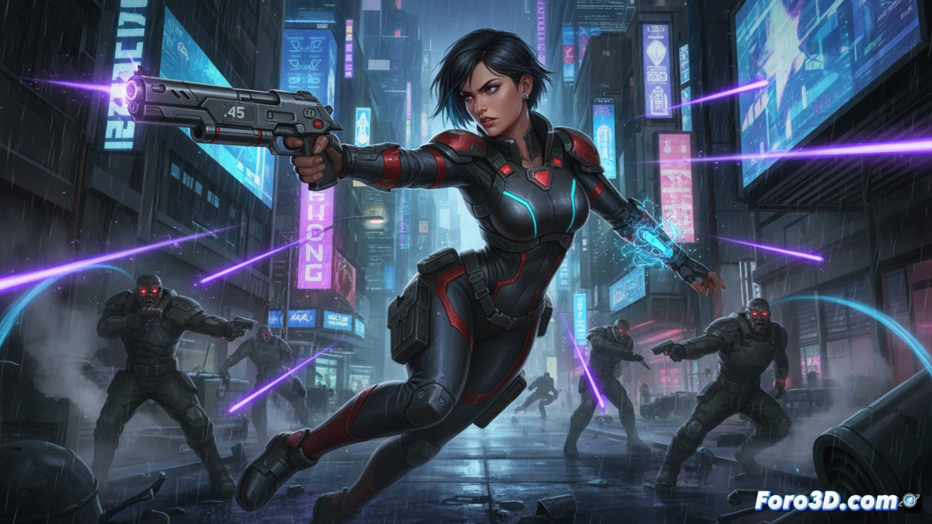 Sukeban Games携.45 PARABELLUM BLOODHOUND回归，赛博朋克动作今夏登场