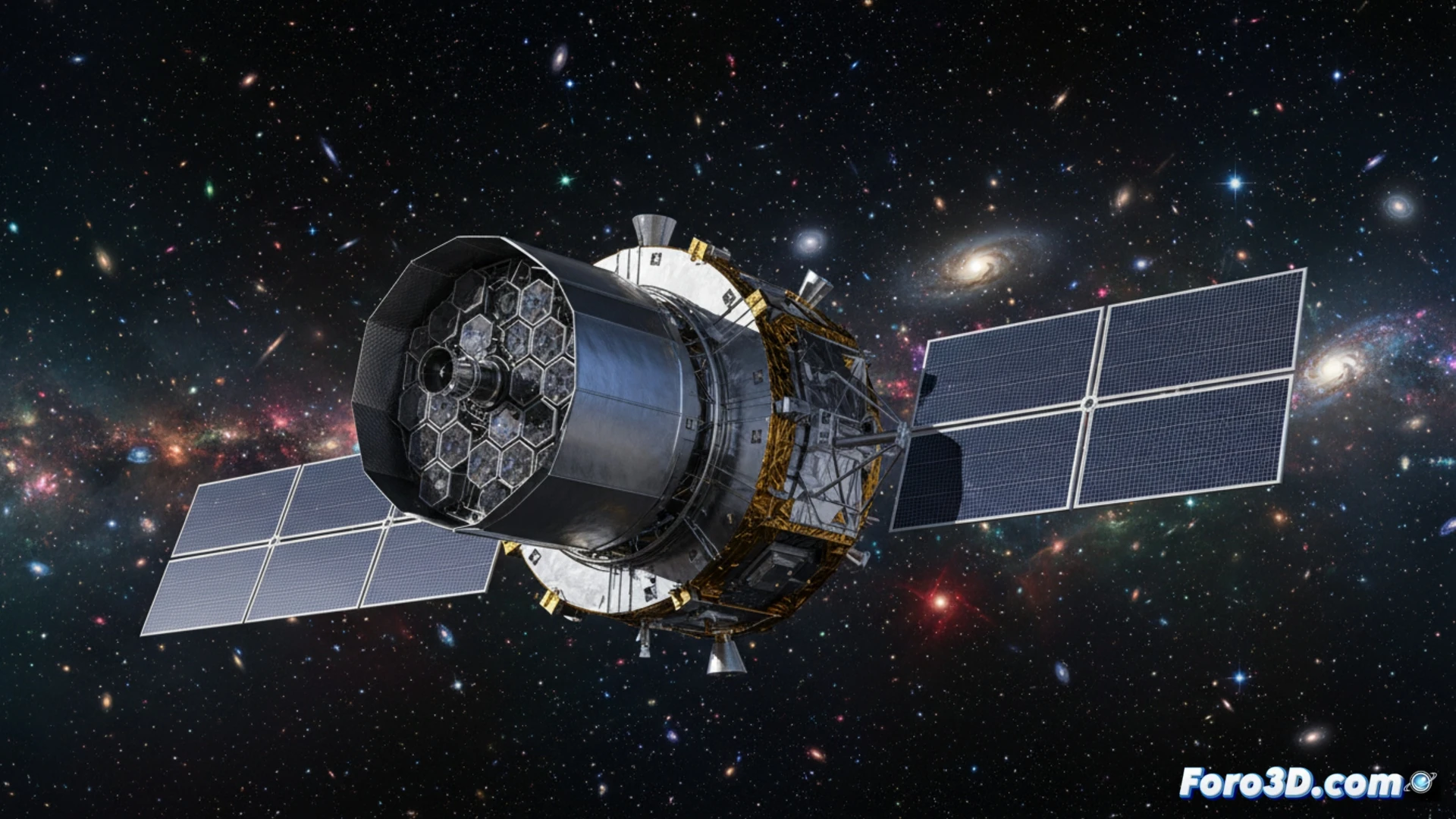 Telescopio Roman NASA mapeo 3D galaxias campo vision 100 veces Hubble exoplanetas simulacion interactiva