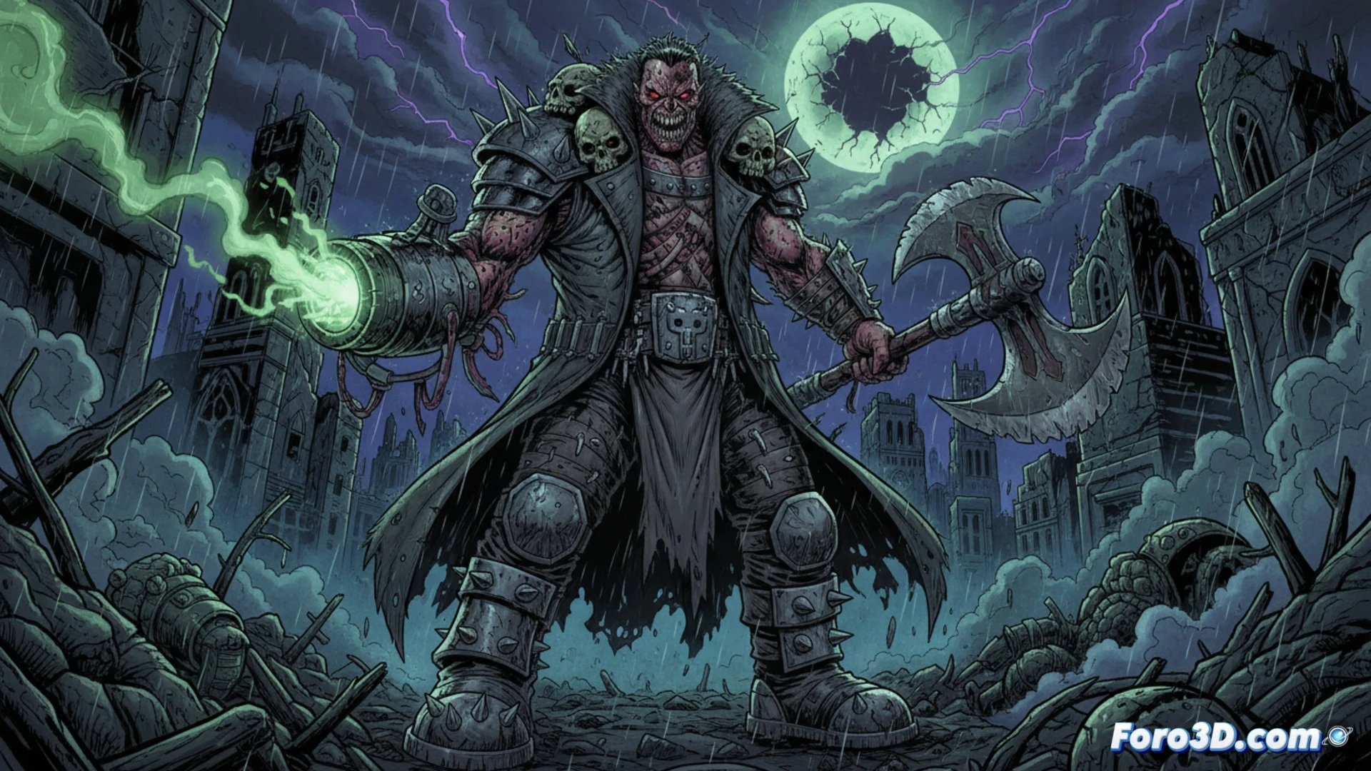 Un antihéroe caníbal en un cómic oscuro, crítica a la política exterior con horror visceral.