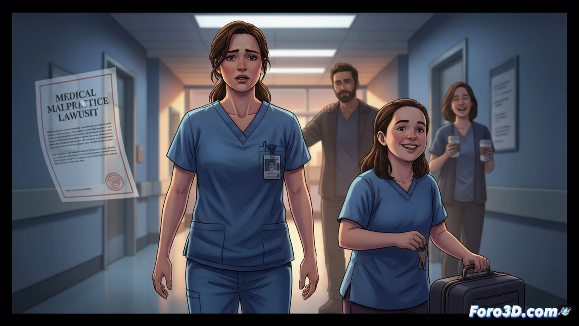 La Dra. Mel King, abrumada entre una demanda y el cuidado de su hermana, busca apoyo en el hospital.