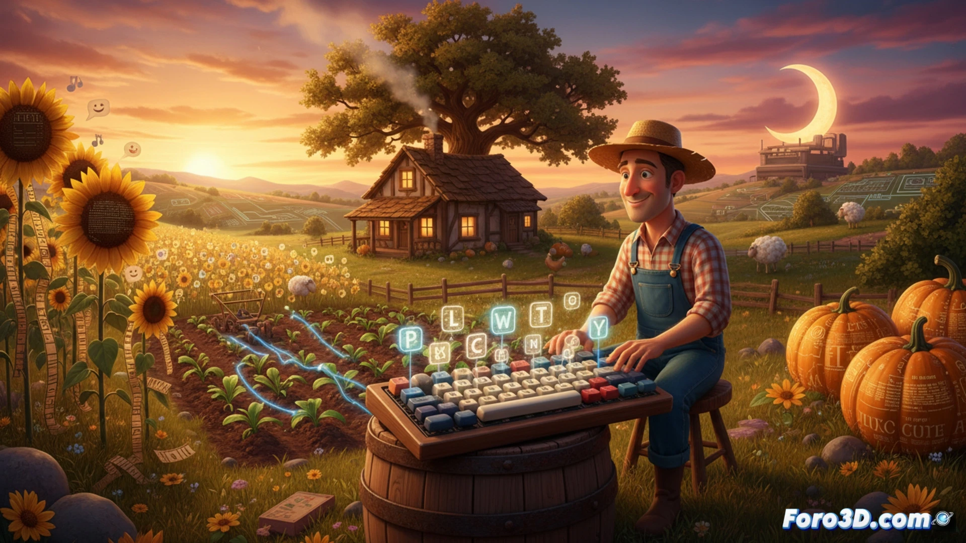 Typing Farmer, cultiva tu granja a base de tecleo