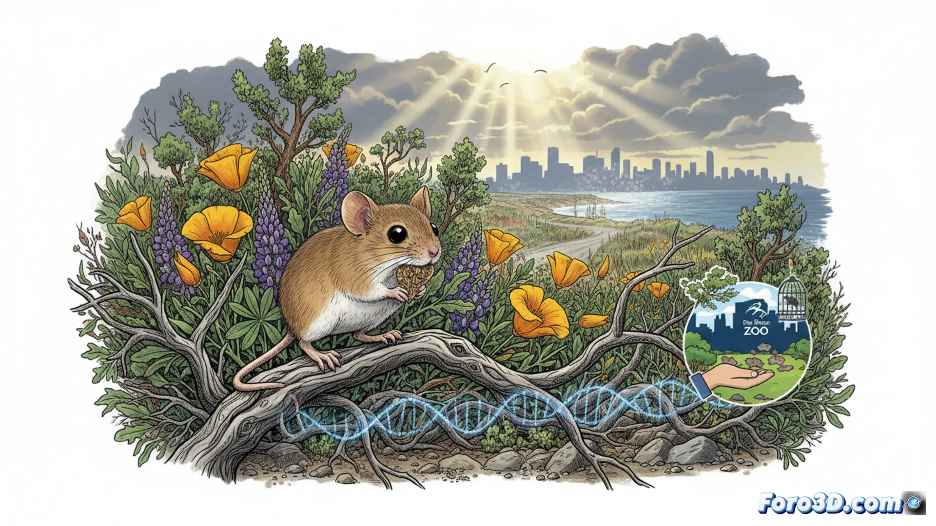 Un ratón en peligro muestra resiliencia genética frente al cambio climático