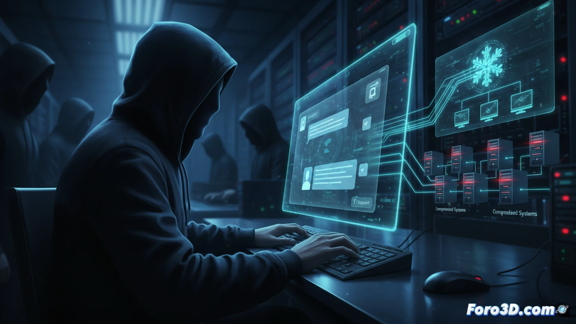 Un tecnico falso en Teams envia malware SNOW a un empleado desprevenido para controlar su sistema.